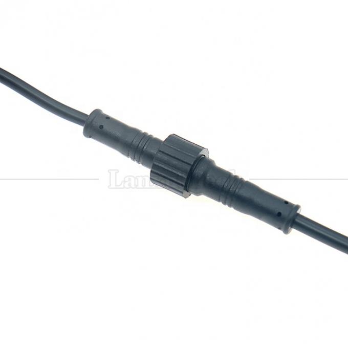 Personalizzazione IP67 IP68 impermeabile M12 2pin 3pin 4pin M12 DC per aprire fili nudi Cavo termico per luce a LED 3