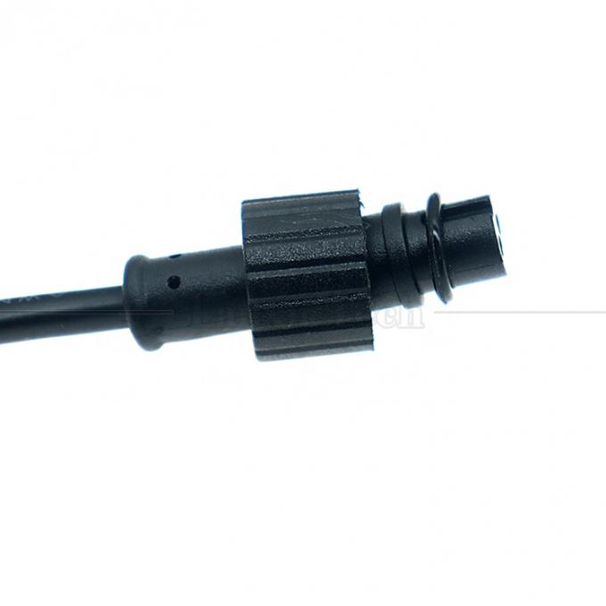 Personalizzazione IP67 IP68 impermeabile M12 2pin 3pin 4pin M12 DC per aprire fili nudi Cavo termico per luce a LED 5