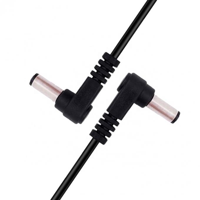 Angolo di 90 gradi da maschio a maschio 5.5x2.1 mm cavo di estensione di corrente continua 2