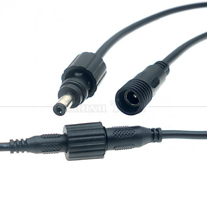 IP67 impermeabile maschio femmina 5.5x2.1mm 5.5x2.5mm 3.5x1.35mm Jack DC Power Extension Cable 1