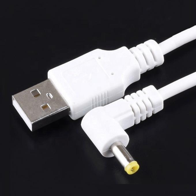 90° angolo L forma 1m USB a DC maschio 4,0x1,7mm cavo di estensione del caricabatterie 2