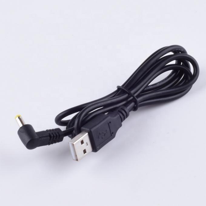 90° angolo L forma 1m USB a DC maschio 4,0x1,7mm cavo di estensione del caricabatterie 3