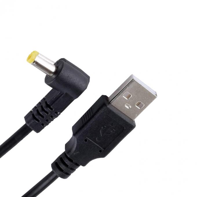 90° angolo L forma 1m USB a DC maschio 4,0x1,7mm cavo di estensione del caricabatterie 5