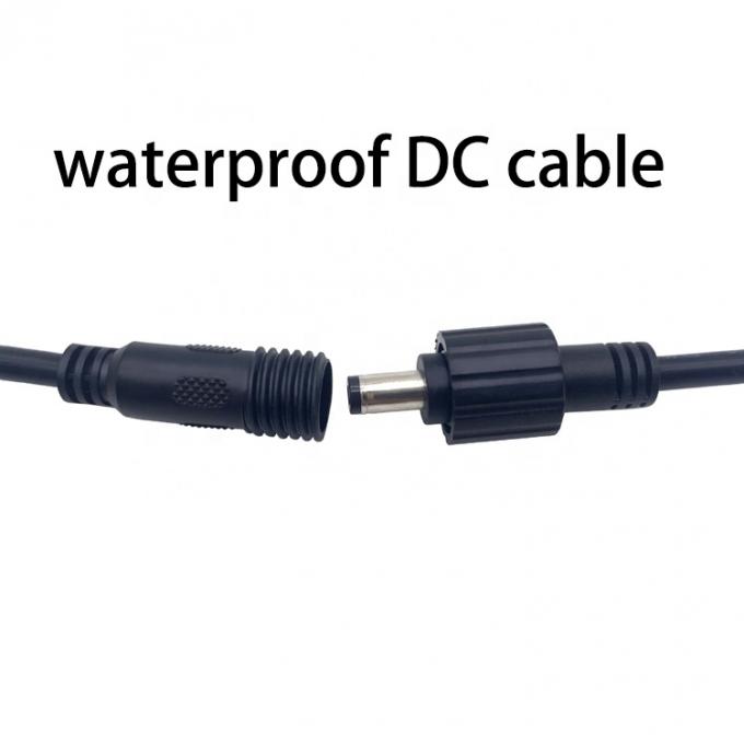 Maschio a femmina 5.5x2.1mm 5.5x2.5mm 3.5x1.35mm Cavo di estensione di corrente continua impermeabile 2