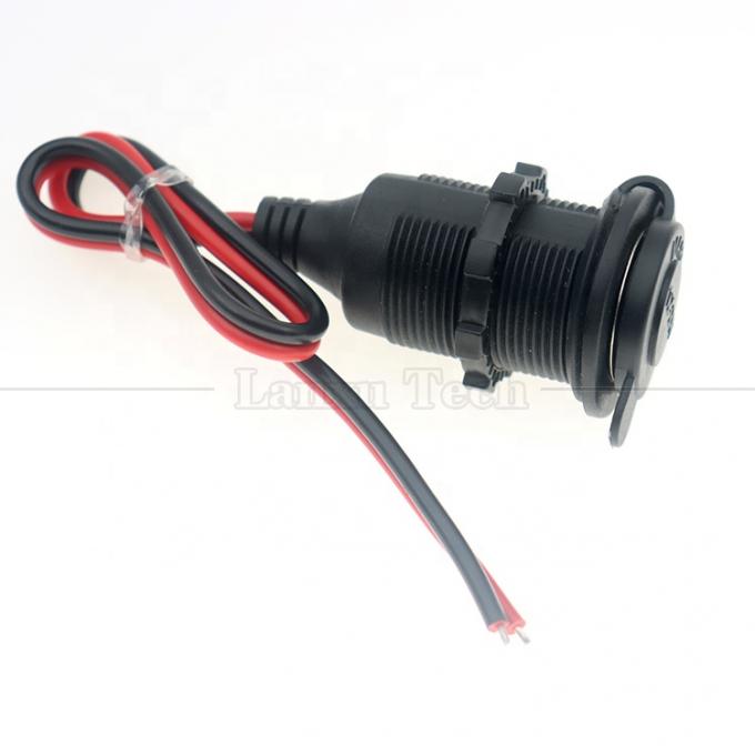 Acqua resistente 12V 24V 16AWG DC auto accenditore di sigarette femminile presa di presa Adaptore di alimentazione cavo di estensione 3