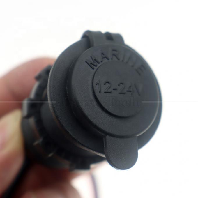 Acqua resistente 12V 24V 16AWG DC auto accenditore di sigarette femminile presa di presa Adaptore di alimentazione cavo di estensione 2