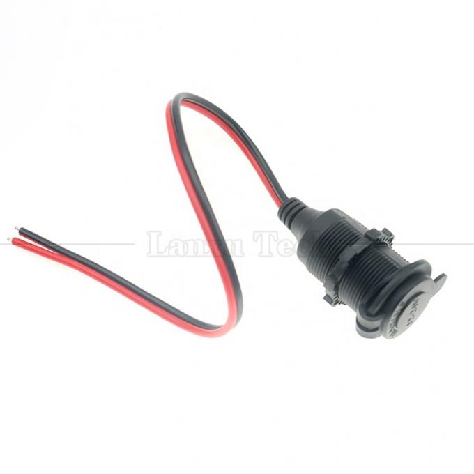 Acqua resistente 12V 24V 16AWG DC auto accenditore di sigarette femminile presa di presa Adaptore di alimentazione cavo di estensione 5