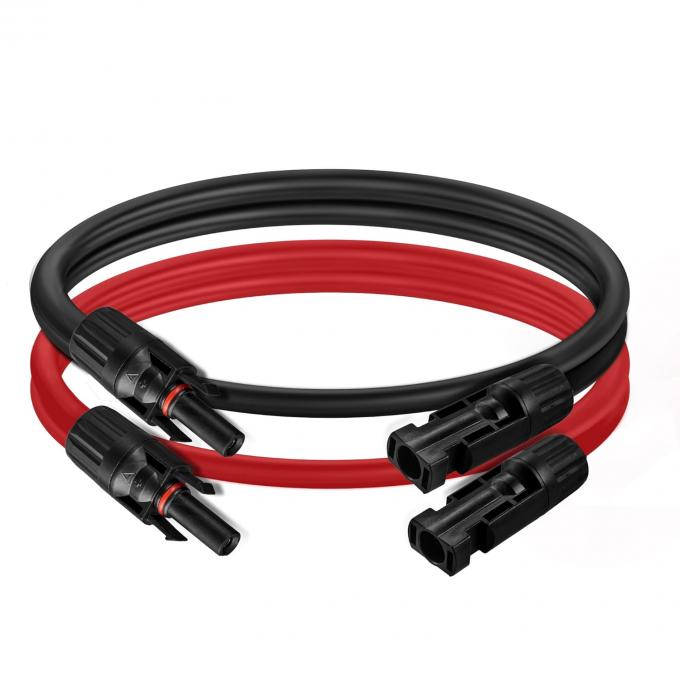 10AWG 6mm cavo solare impermeabile pannello solare adattatore filo cavo di estensione solare con connettori maschili e femminili Kit di attrezzatura del cavo 0