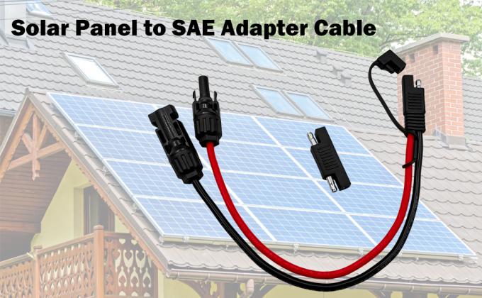 10AWG SAE ad adattatore del pannello solare cavo di estensione RV pannello solare connettore cavo per camper camper pannelli solari carica della batteria 7