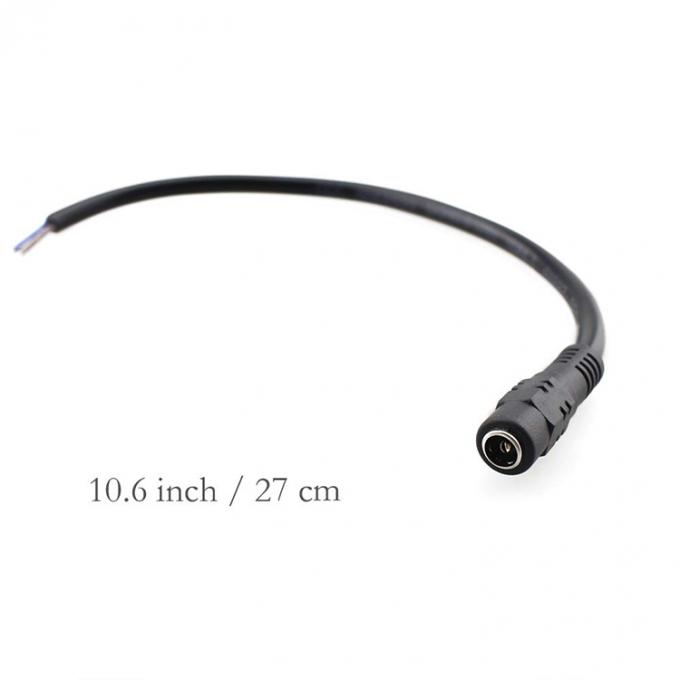 DC 2.1x5.5mm Maschio Femminile Socket Barrel Connector per aprire il cavo di alimentazione DC Pigtail 4