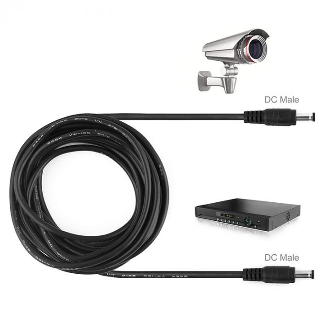 Cavo di alimentazione da maschio a maschio 5.5x2.1mm DC Jack 6