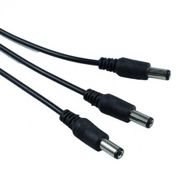 1 ingresso a 3 uscite 1 femmina a 3 maschi 5.5x2.1 mm cavo di alimentazione continua per la striscia a LED CCTV 4