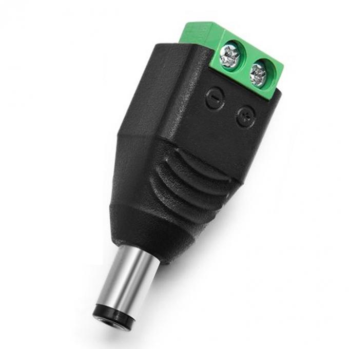 12v 24v senza saldatura 5,5x2,5mm 5,5x2,1mm Maschio connettore di alimentazione a corrente continua Jack Adapter per telecamere CCTV 2