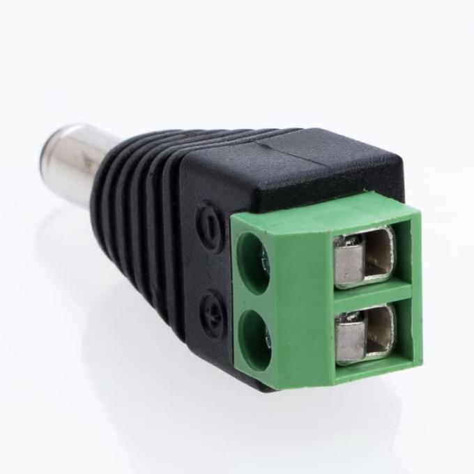 12v 24v senza saldatura 5,5x2,5mm 5,5x2,1mm Maschio connettore di alimentazione a corrente continua Jack Adapter per telecamere CCTV 3