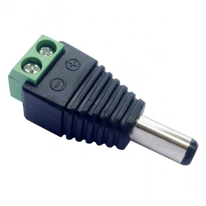 12v 24v senza saldatura 5,5x2,5mm 5,5x2,1mm Maschio connettore di alimentazione a corrente continua Jack Adapter per telecamere CCTV 1