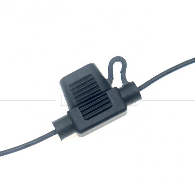 12V DC 5.5X2.1mm a clip alligatore cavo di alimentazione a fusibile per Trail Camera 4