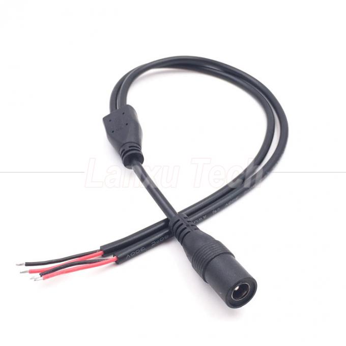 DC Maschio Femminile 5.5x2.1mm Jack Splitter Cable di estensione di alimentazione per luce LED Camera CCTV 1