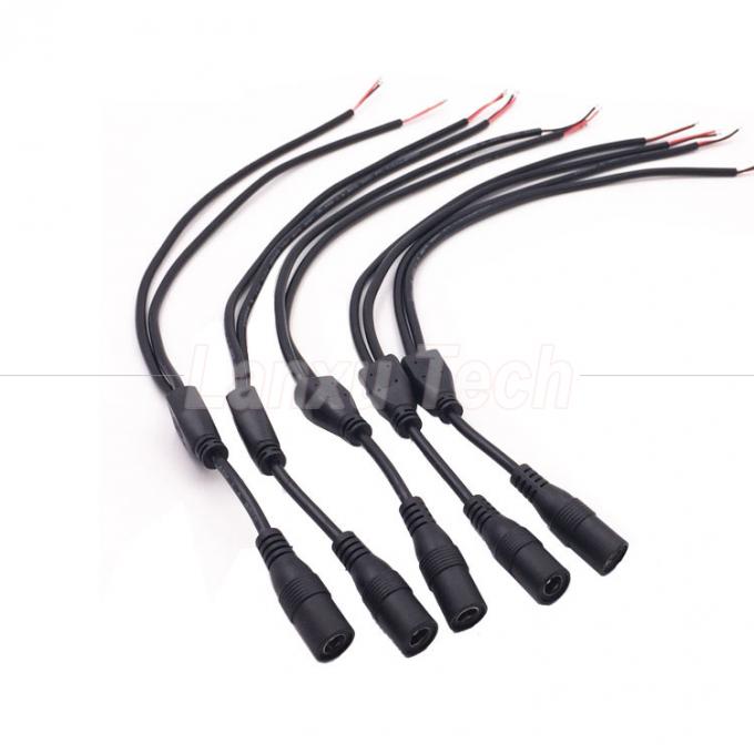 DC Maschio Femminile 5.5x2.1mm Jack Splitter Cable di estensione di alimentazione per luce LED Camera CCTV 6