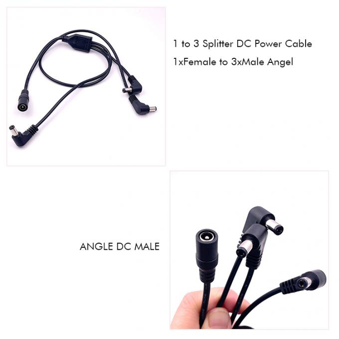 Cable di estensione di potenza DC splitter per telecamere di sicurezza CCTV 1