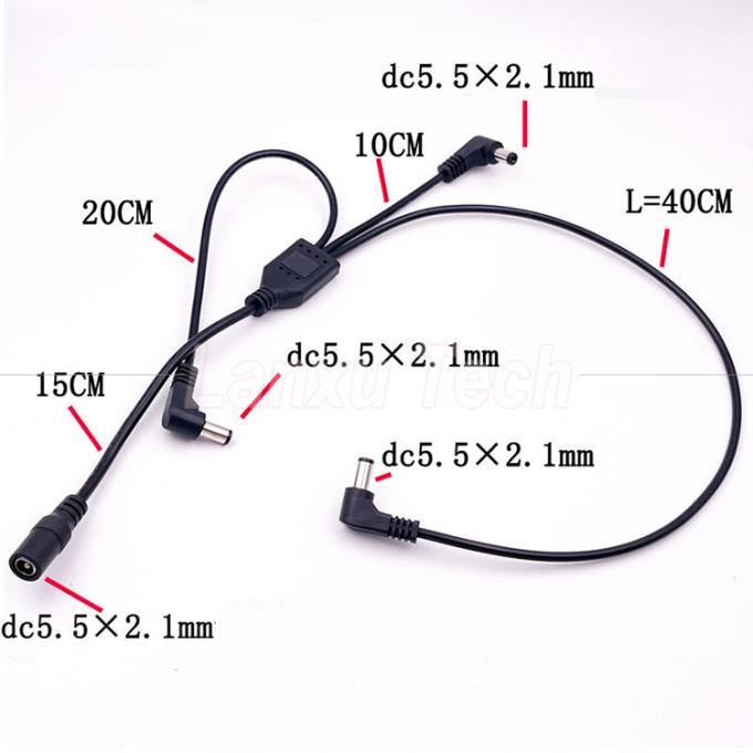 Cable di estensione di potenza DC splitter per telecamere di sicurezza CCTV 3