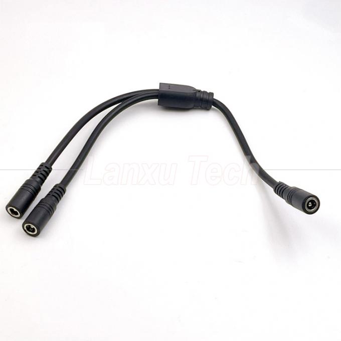 1 femmina a 2 modi femmina DC 5.5x2.1mm Splitter Power Extension Cable per telecamere di sicurezza CCTV 4