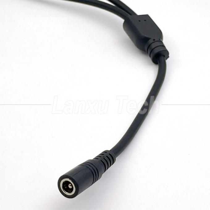 1 femmina a 2 modi femmina DC 5.5x2.1mm Splitter Power Extension Cable per telecamere di sicurezza CCTV 2