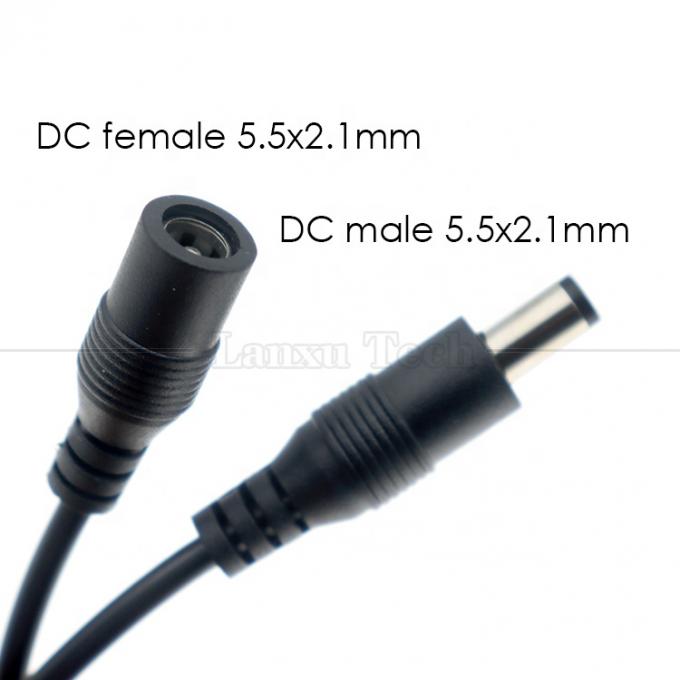 12V maschio a femmina 5.5x2.1 barile Jack DC Power Led Dimmer Switch Cable per luce a led 3