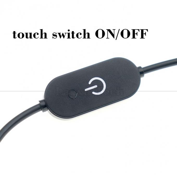 12V maschio a femmina 5.5x2.1 barile Jack DC Power Led Dimmer Switch Cable per luce a led 1