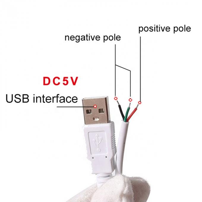 Interruttore di attenuazione di potenza 5V Cable di carica USB per strisce a led 4