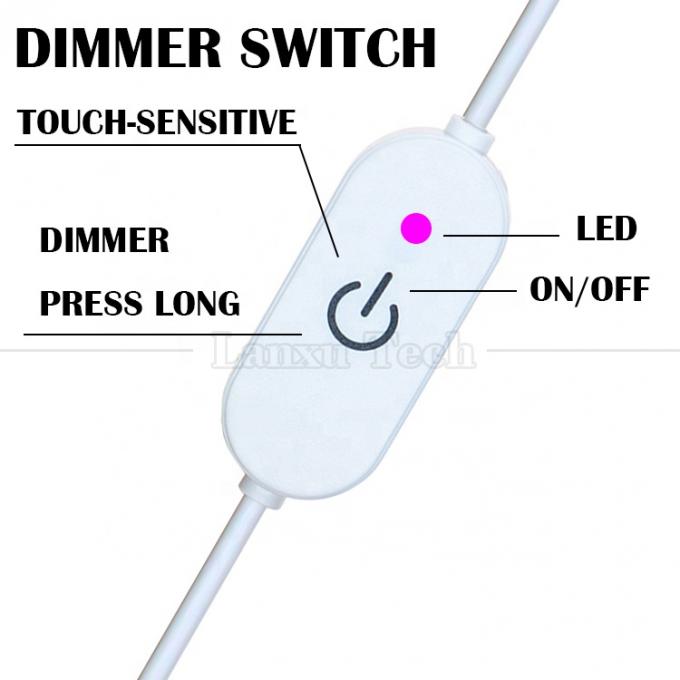 5V Stepless Touch Switch USB per aprire i fili End on off Cable dimmer per lampada a striscia led 3