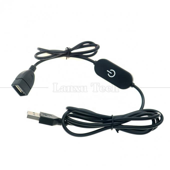 5v Touch Switch Maschio a Femmina USB on off Controller Stepless Dimmer per lampada a strisce a led 5