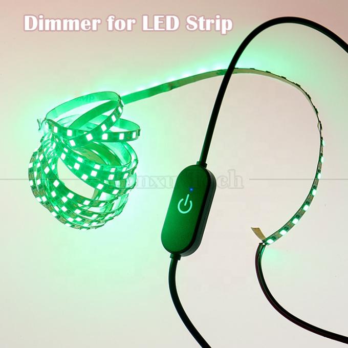 5v Touch Switch Maschio a Femmina USB on off Controller Stepless Dimmer per lampada a strisce a led 4