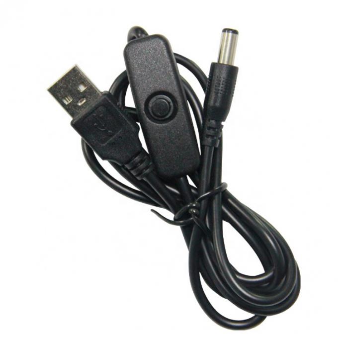 Cable di ricarica da 5.5x2.1 mm USB a DC 0