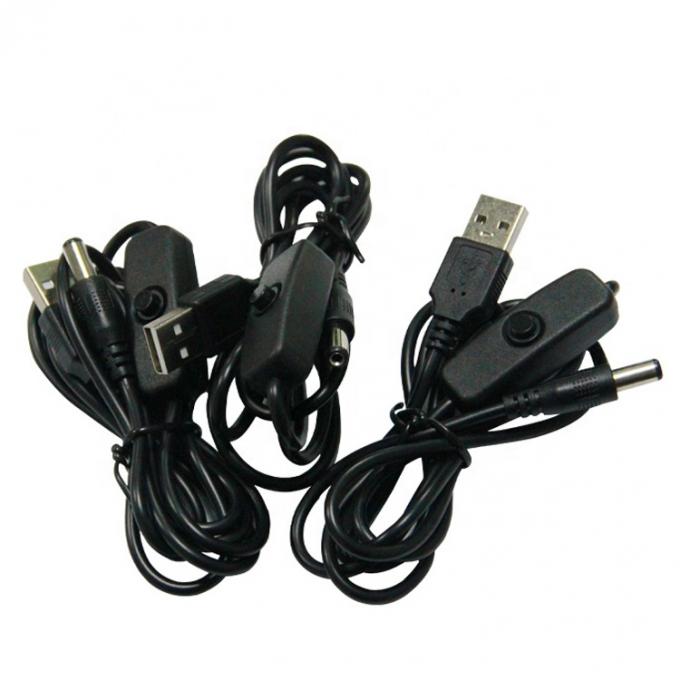 Cable di ricarica da 5.5x2.1 mm USB a DC 3
