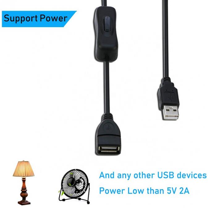 Cable di ricarica USB da maschio a femmina per il computer della lampada a led 2