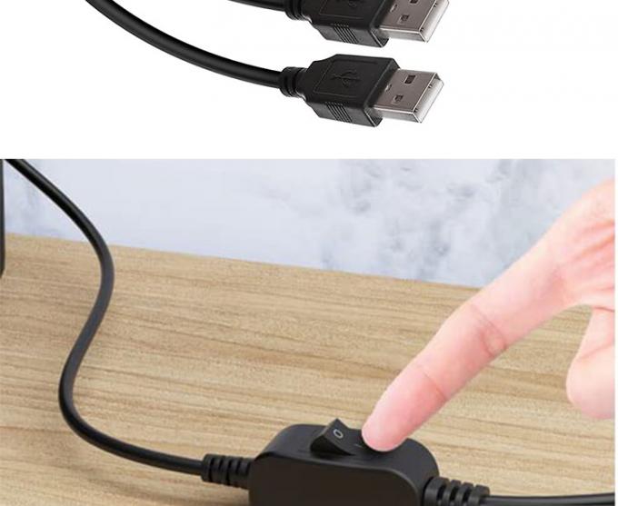 1 femmina a 2 doppio maschio USB Y Splitter Printer Sharing Switch Cable per la stampante Scanner Altoparlante Tastiera mouse 2