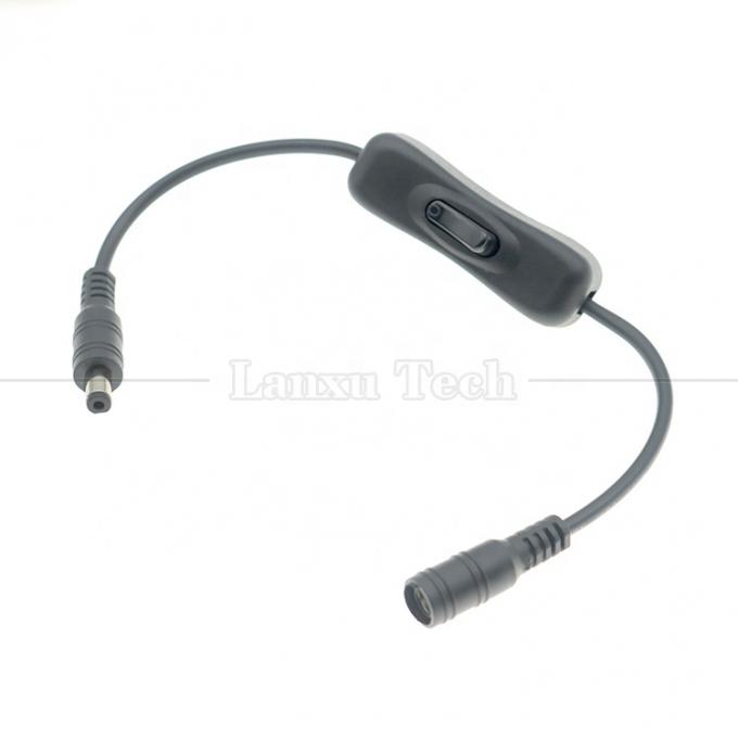 12V 24V maschio a femmina 5.5x2.1mm Jack DC on off 304 Cavo di commutazione per lampada a striscia a LED 1