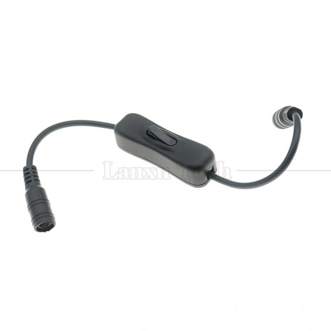 12V 24V maschio a femmina 5.5x2.1mm Jack DC on off 304 Cavo di commutazione per lampada a striscia a LED 6