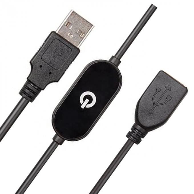 Interruttore touch dimmer maschio a femmina Tipo un cavo di estensione USB per luci a striscia a led 4