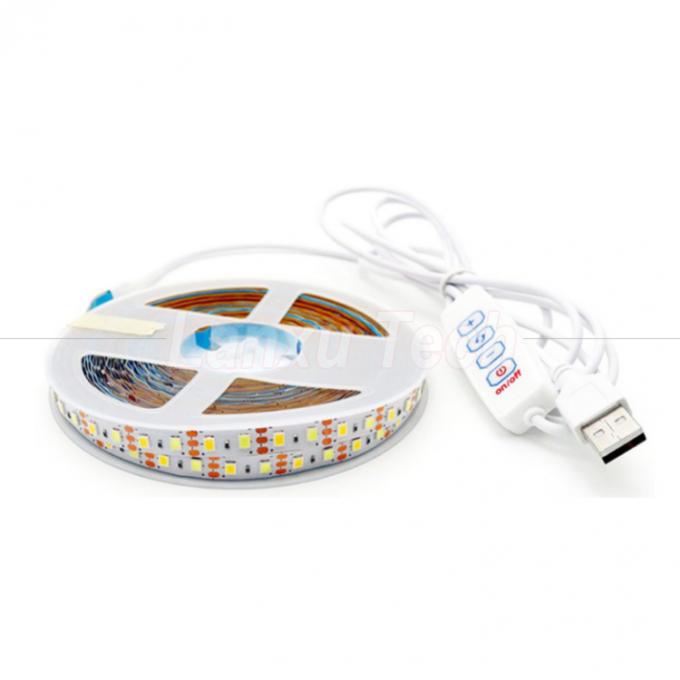 5V di uscita Dimming Stepless ON OFF Switch USB Dimmer Cable per LED Light Strip Lamp 6