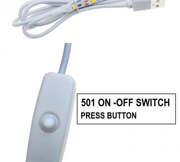 Controller USB di alta qualità Dimmer Power on off Cavo di interruttore con lampada a striscia LED 1