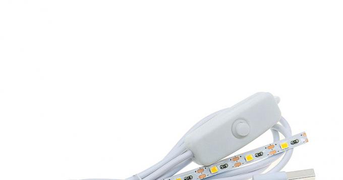 Controller USB di alta qualità Dimmer Power on off Cavo di interruttore con lampada a striscia LED 0