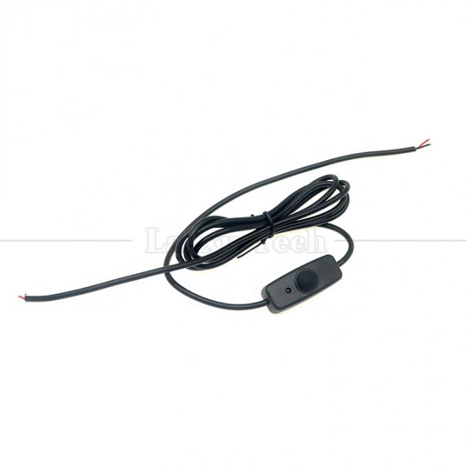 Capo di silicio impermeabile di fabbrica su misura Push Button 2 Pin DC Power on off Switch Cable per lampada moto 4