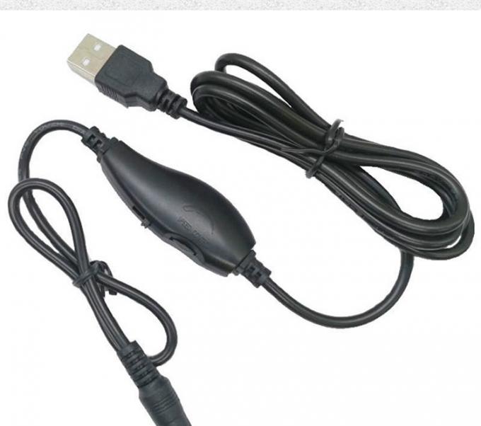 5V USB a corrente continua 5.5x2.1mm 12V Controllo della luminosità di uscita Dimmer regolabile acceso spento Cavo di interruttore per ventilatore della lampada a LED 1