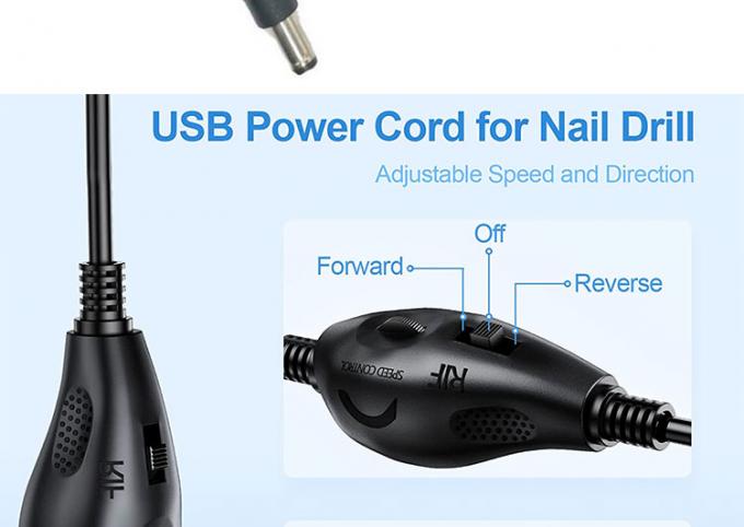 5V USB a corrente continua 5.5x2.1mm 12V Controllo della luminosità di uscita Dimmer regolabile acceso spento Cavo di interruttore per ventilatore della lampada a LED 2