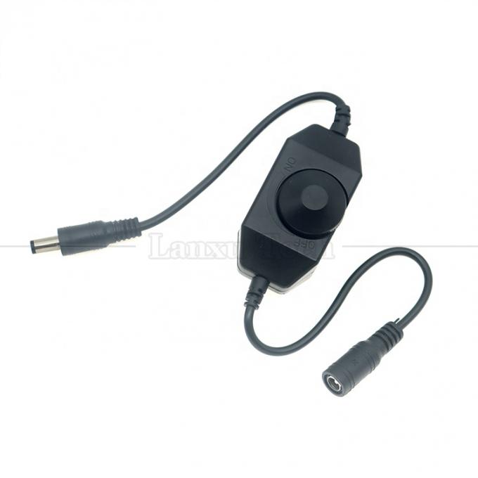 Certificato CE 12V 24V maschio/femmina corrente continua ON OFF Switch Controller Dimmer LED per lampada 1