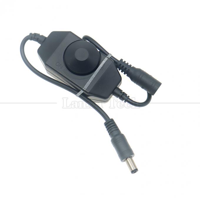 Certificato CE 12V 24V maschio/femmina corrente continua ON OFF Switch Controller Dimmer LED per lampada 5