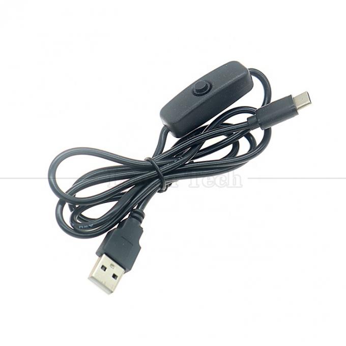 5V USB A maschio a tipo C USB Switch Power ON OFF Cable per Raspberry Pi LED Strip 4