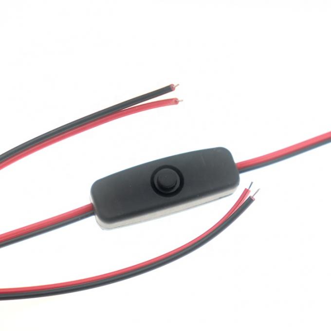 Tasto di accensione in linea personalizzato Cable di alimentazione per il motore della lampada a led 4