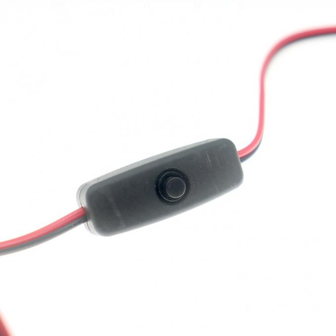 Tasto di accensione in linea personalizzato Cable di alimentazione per il motore della lampada a led 3